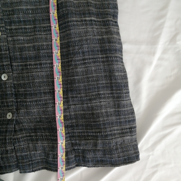 Eileen Fisher Coastline Organic Linen Tunic Button Up Small - Picture 15 of 16